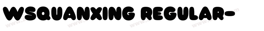 WsQuanXing Regular字体转换